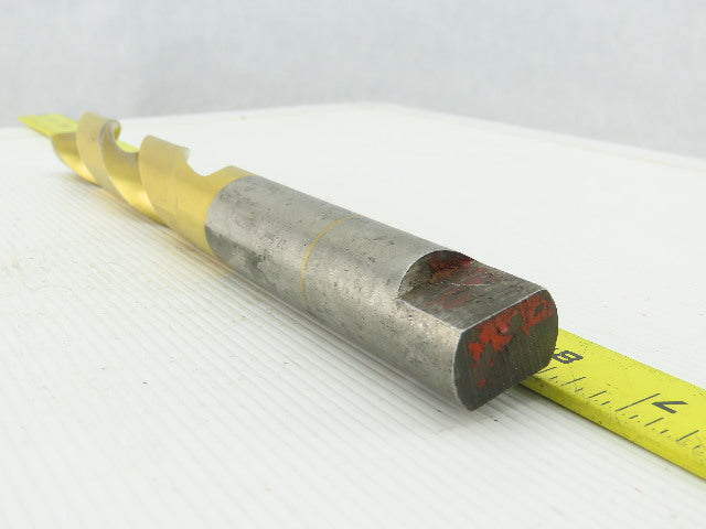 1-1/8", 118° Point, Twist Spiral 2 Flute, HSS, Extra Length Drill Bit 10-1/2" OAL