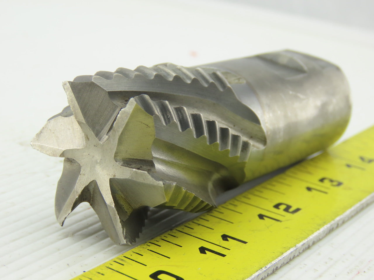 1-1/2" Dia, 8.162 Lead, Coarse , 1-3/8" LOC, 6 Flute Roughing Square End Mill