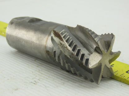 1-1/2" Dia, 8.162 Lead, Coarse , 1-3/8" LOC, 6 Flute Roughing Square End Mill