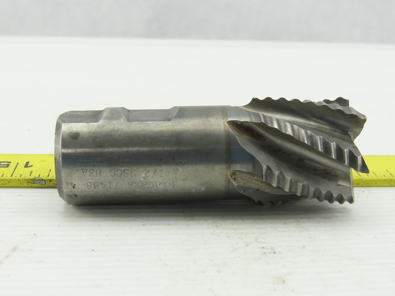 1-1/2" Dia, 8.162 Lead, Coarse , 1-3/8" LOC, 6 Flute Roughing Square End Mill