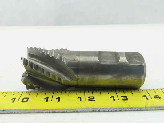1-1/2" Dia, 8.162 Lead, Coarse , 1-3/8" LOC, 6 Flute Roughing Square End Mill