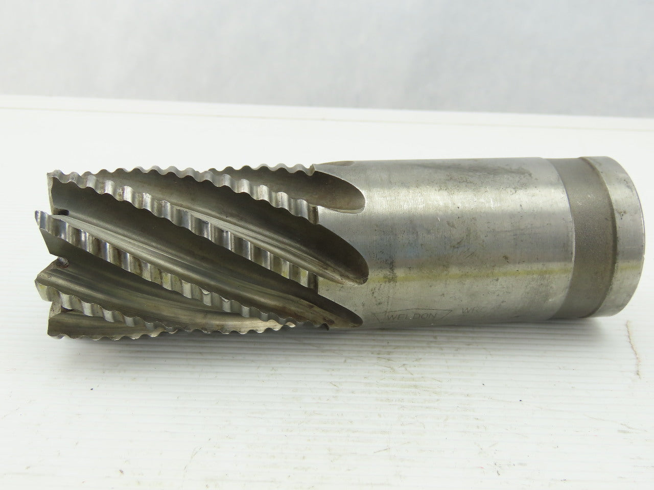 Weldon 2" Dia, Coarse , 3" LOC, 8 Flute Roughing Square End Mill 6-1/2" OAL