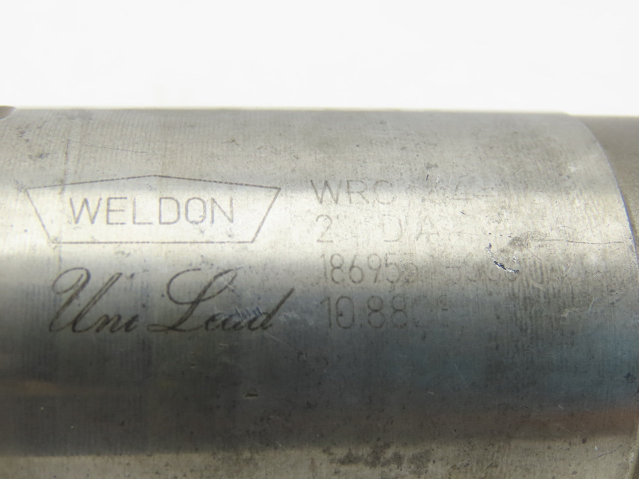 Weldon 2" Dia, Coarse , 3" LOC, 8 Flute Roughing Square End Mill 6-1/2" OAL