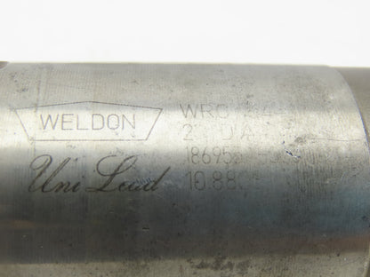 Weldon 2" Dia, Coarse , 3" LOC, 8 Flute Roughing Square End Mill 6-1/2" OAL