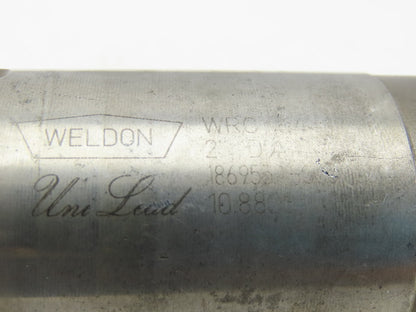 Weldon 2" Dia, Coarse , 3" LOC, 8 Flute Roughing Square End Mill 6-1/2" OAL
