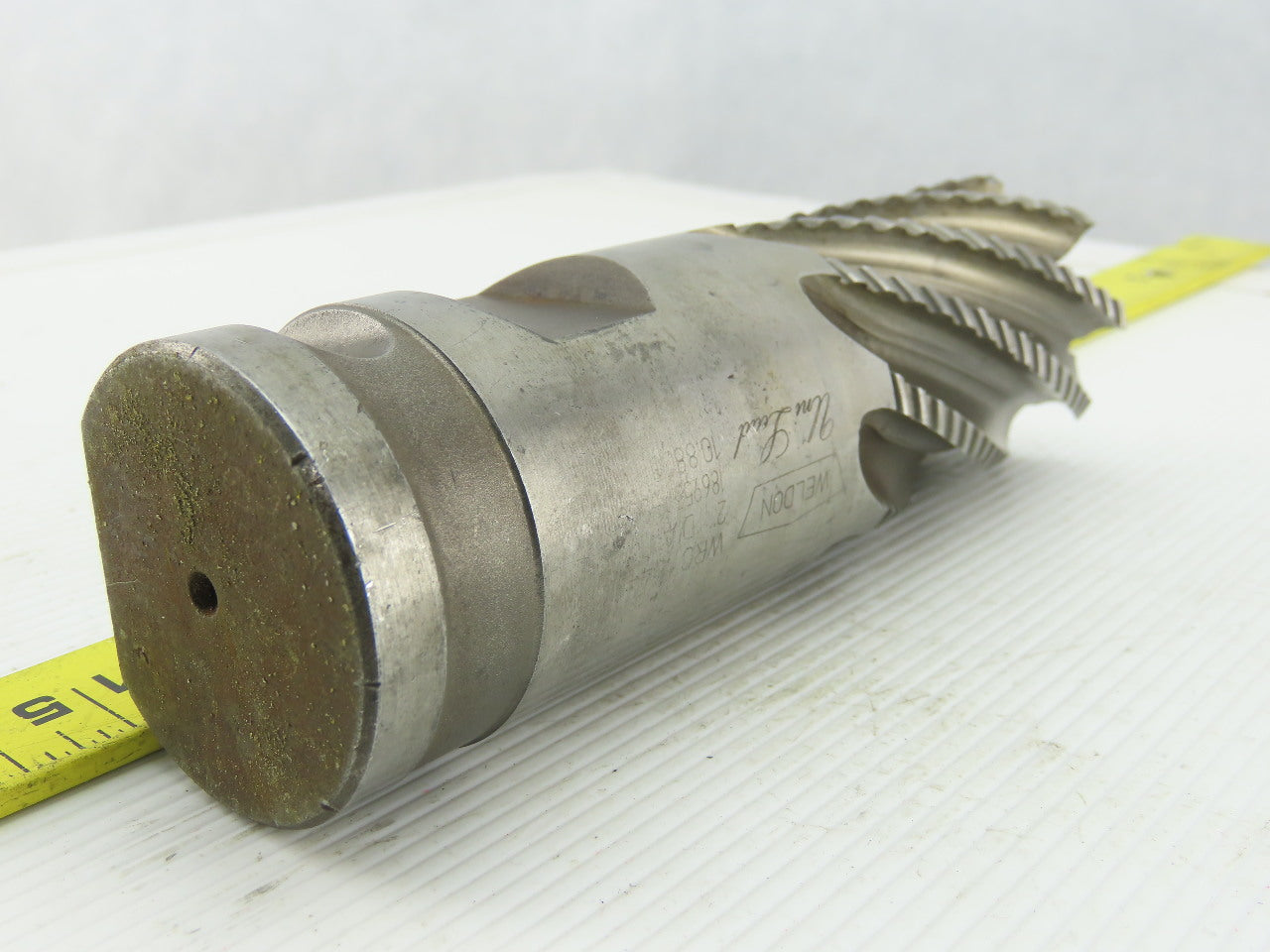 Weldon 2" Dia, Coarse , 3" LOC, 8 Flute Roughing Square End Mill 6-1/2" OAL