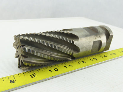 Weldon 2" Dia, Coarse , 3" LOC, 8 Flute Roughing Square End Mill 6-1/2" OAL