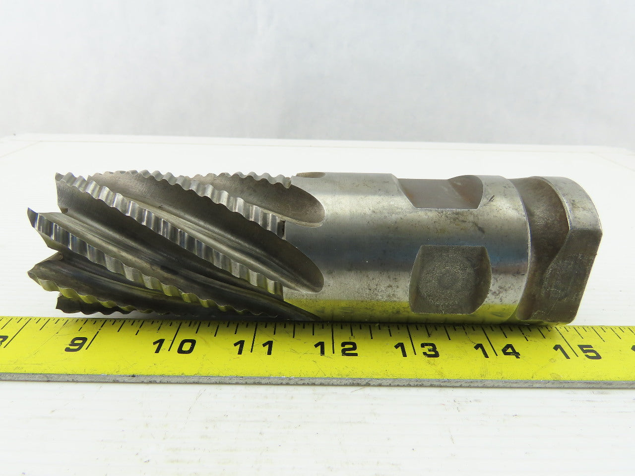 Weldon 2" Dia, Coarse , 3" LOC, 8 Flute Roughing Square End Mill 6-1/2" OAL