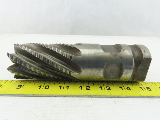Weldon 2" Dia, Coarse , 3" LOC, 8 Flute Roughing Square End Mill 6-1/2" OAL