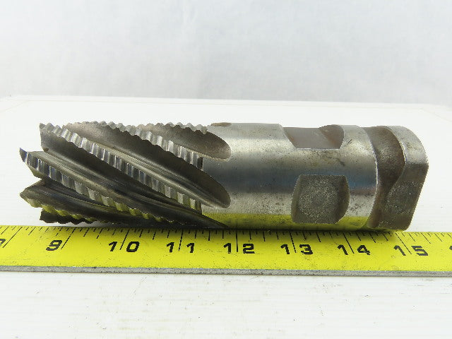 Weldon 2" Dia, Coarse , 3" LOC, 8 Flute Roughing Square End Mill 6-1/2" OAL