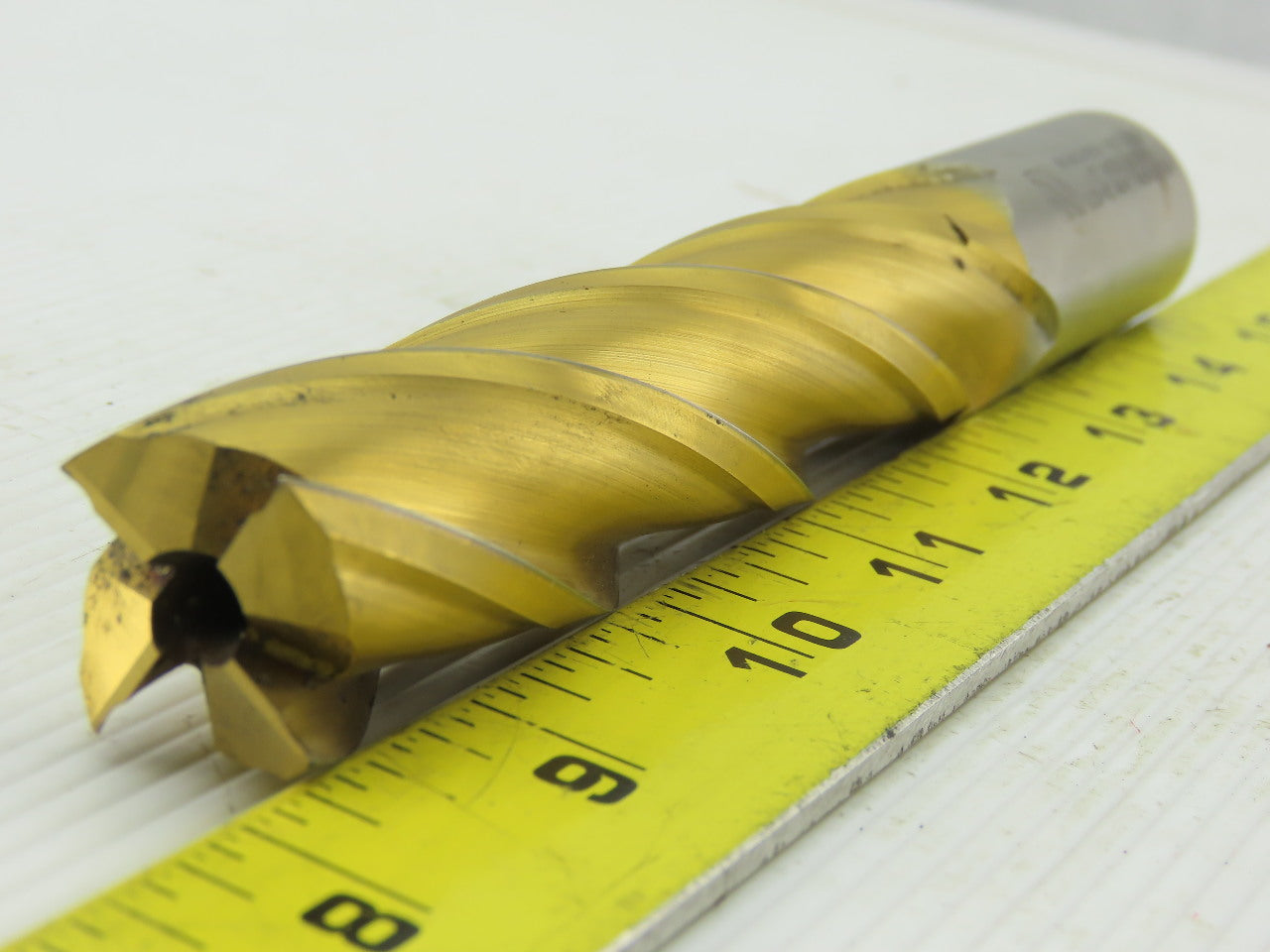 Niagara N37320 1" HSS, 5.441 Lead Square End Mill 4-Flute 6-1/2 OAL, 4" LOC