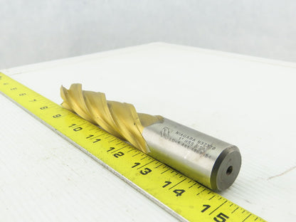 Niagara N37320 1" HSS, 5.441 Lead Square End Mill 4-Flute 6-1/2 OAL, 4" LOC