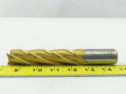 Niagara N37320 1" HSS, 5.441 Lead Square End Mill 4-Flute 6-1/2 OAL, 4" LOC