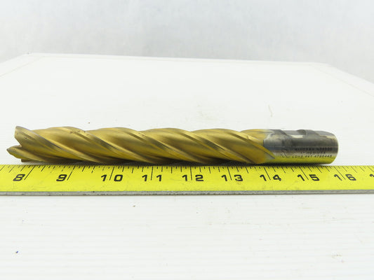 Niagara 1" HSS, 5.441 Lead Square End Mill 4-Flute 8-1/2 OAL, 6" LOC