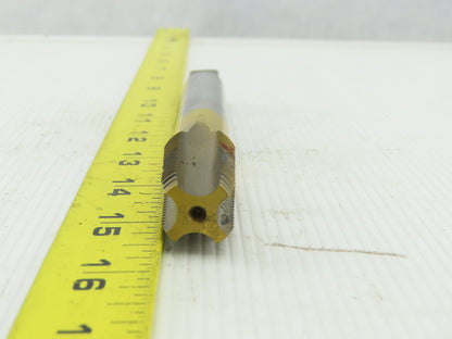 1203S22W 1/2-14 x 6" NPT 4 Flute Tin Coated Extension Hand Tap