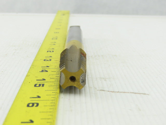 1203S22W 1/2-14 x 6" NPT 4 Flute Tin Coated Extension Hand Tap