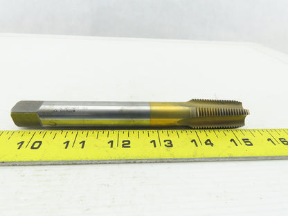 1203S22W 1/2-14 x 6" NPT 4 Flute Tin Coated Extension Hand Tap