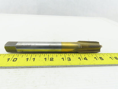 1203S22W 1/2-14 x 6" NPT 4 Flute Tin Coated Extension Hand Tap