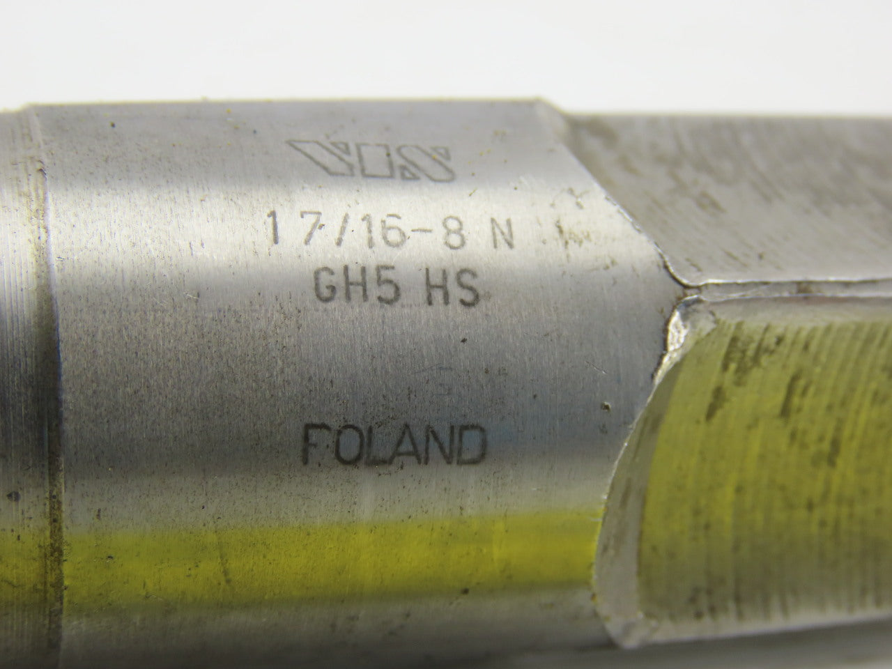 VIN 1-7/16-8N GH5 HS 4 Flute Plug Hand Tap