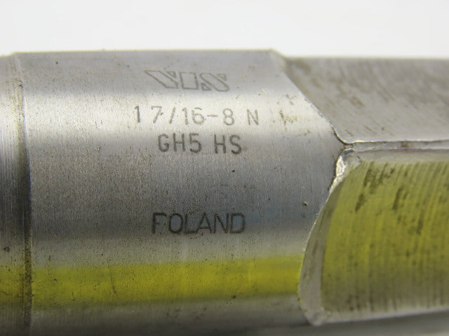 VIN 1-7/16-8N GH5 HS 4 Flute Plug Hand Tap