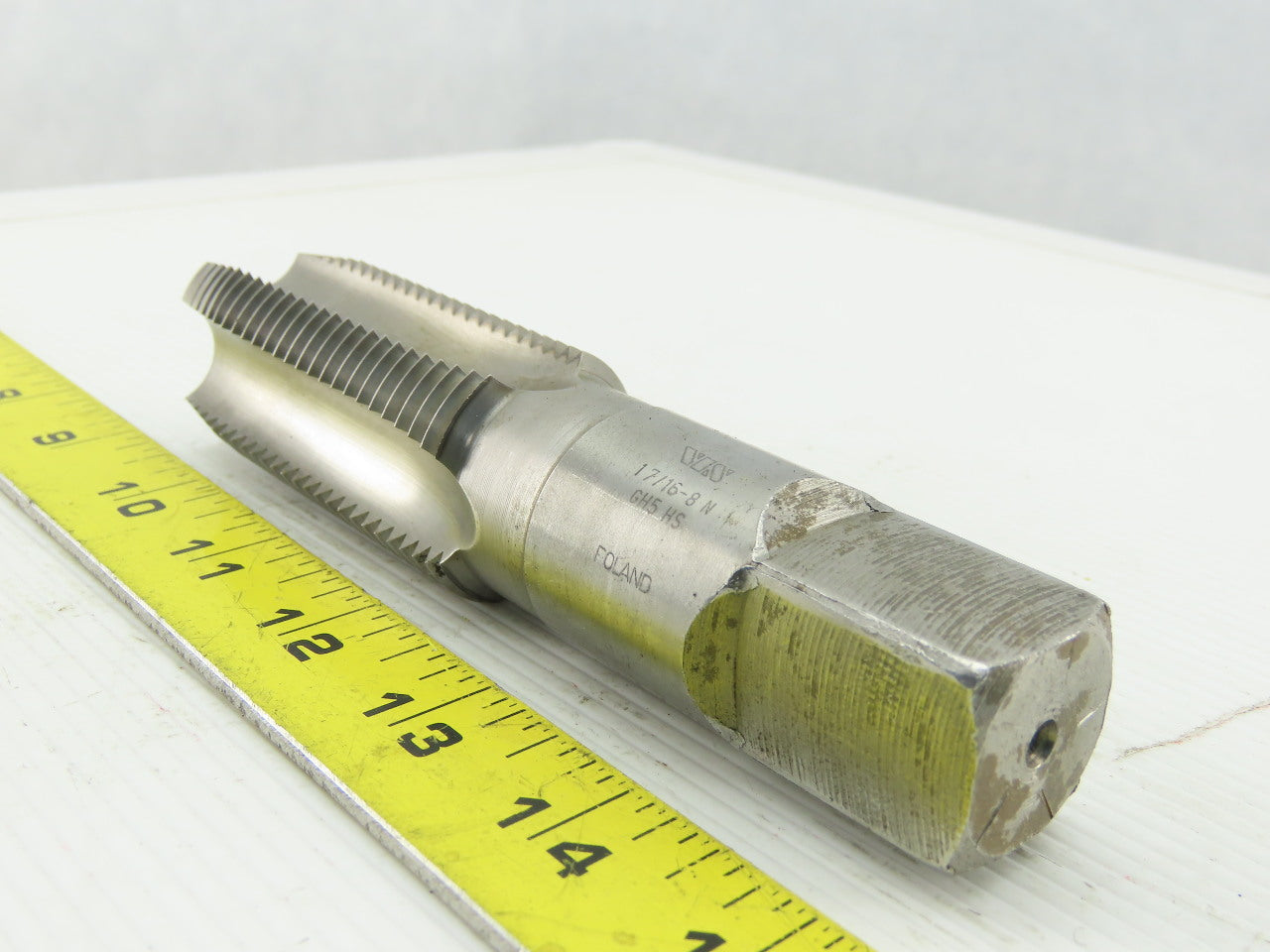 VIN 1-7/16-8N GH5 HS 4 Flute Plug Hand Tap