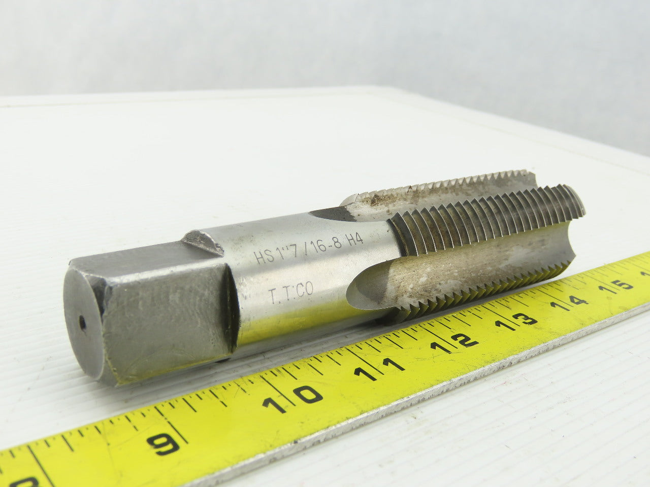 1-7/16-8N H4 HS 4 Flute Bottoming Hand Tap
