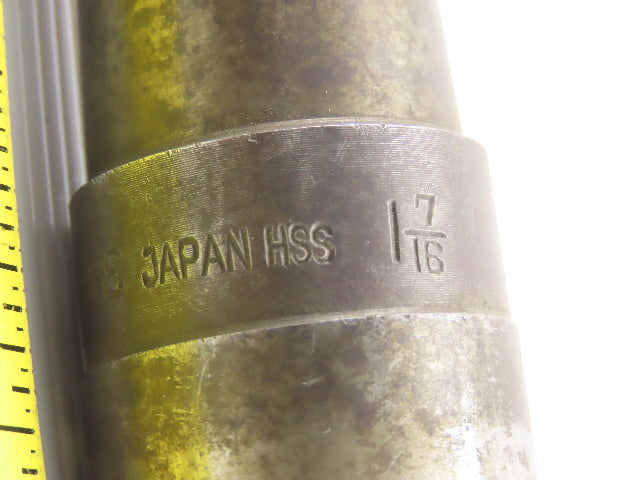 Nachi Forge 1-7/16" MT4 Taper 2 Flute Spiral 135° Angle Drill Bit 24" OAL