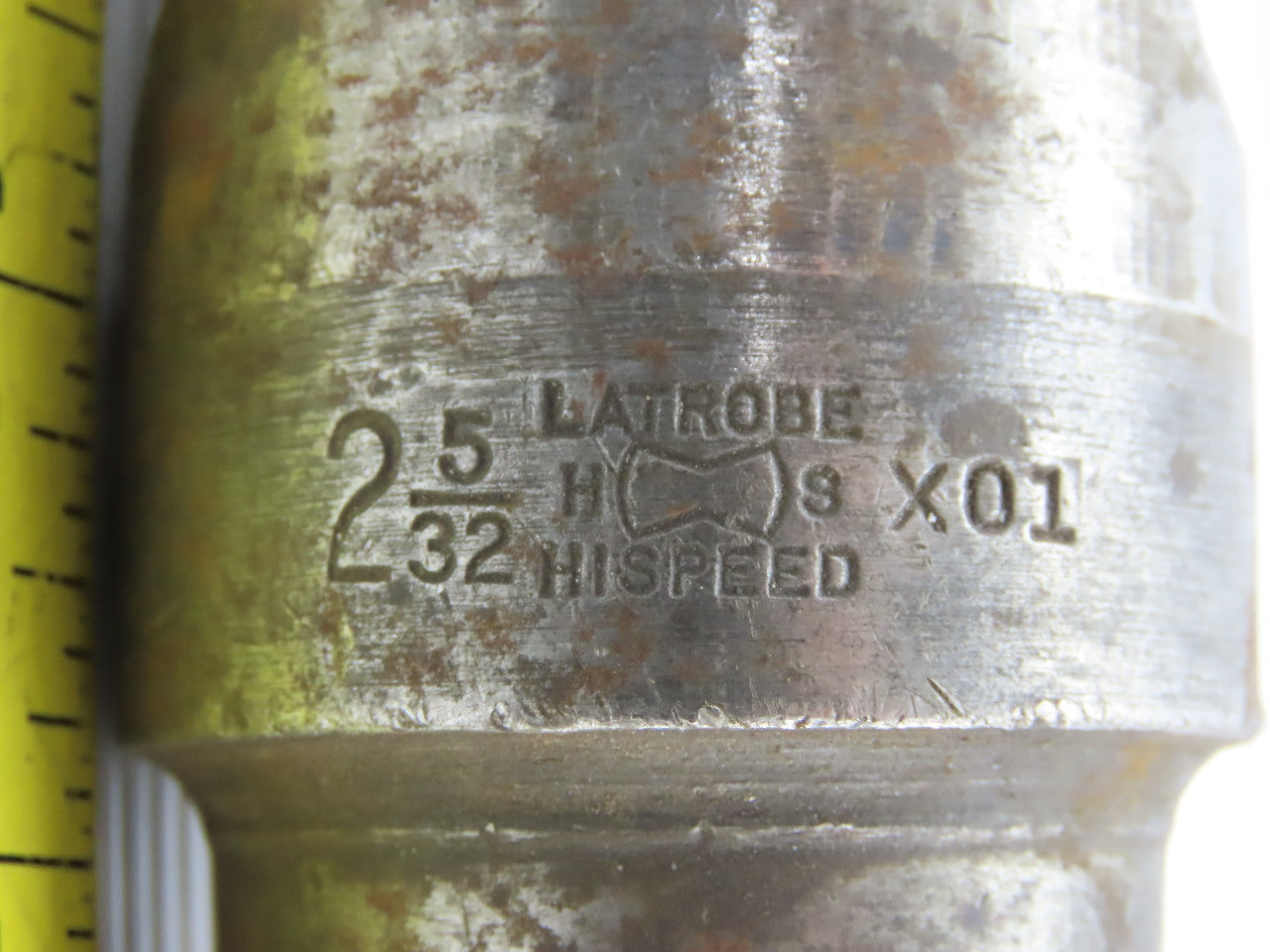 Latrobe 2-5/32" MT5 Taper 2 Flute Spiral 118° Angle Drill Bit 24" OAL