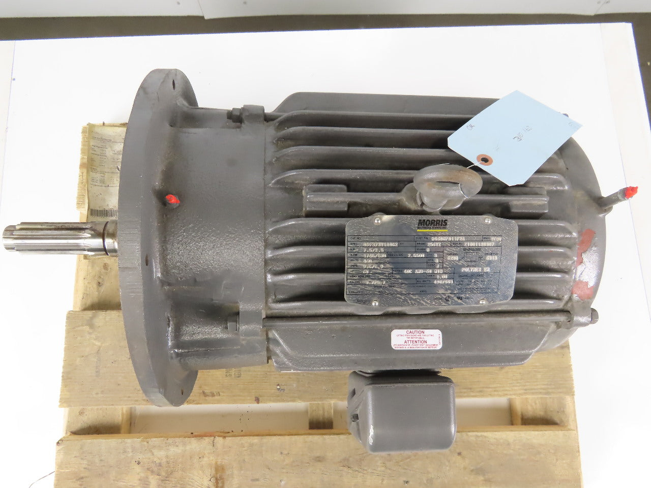 Morris Material Handling 7.5/2.5Hp 1745/570RPM 460V 256YZ 2 Speed Crane Motor
