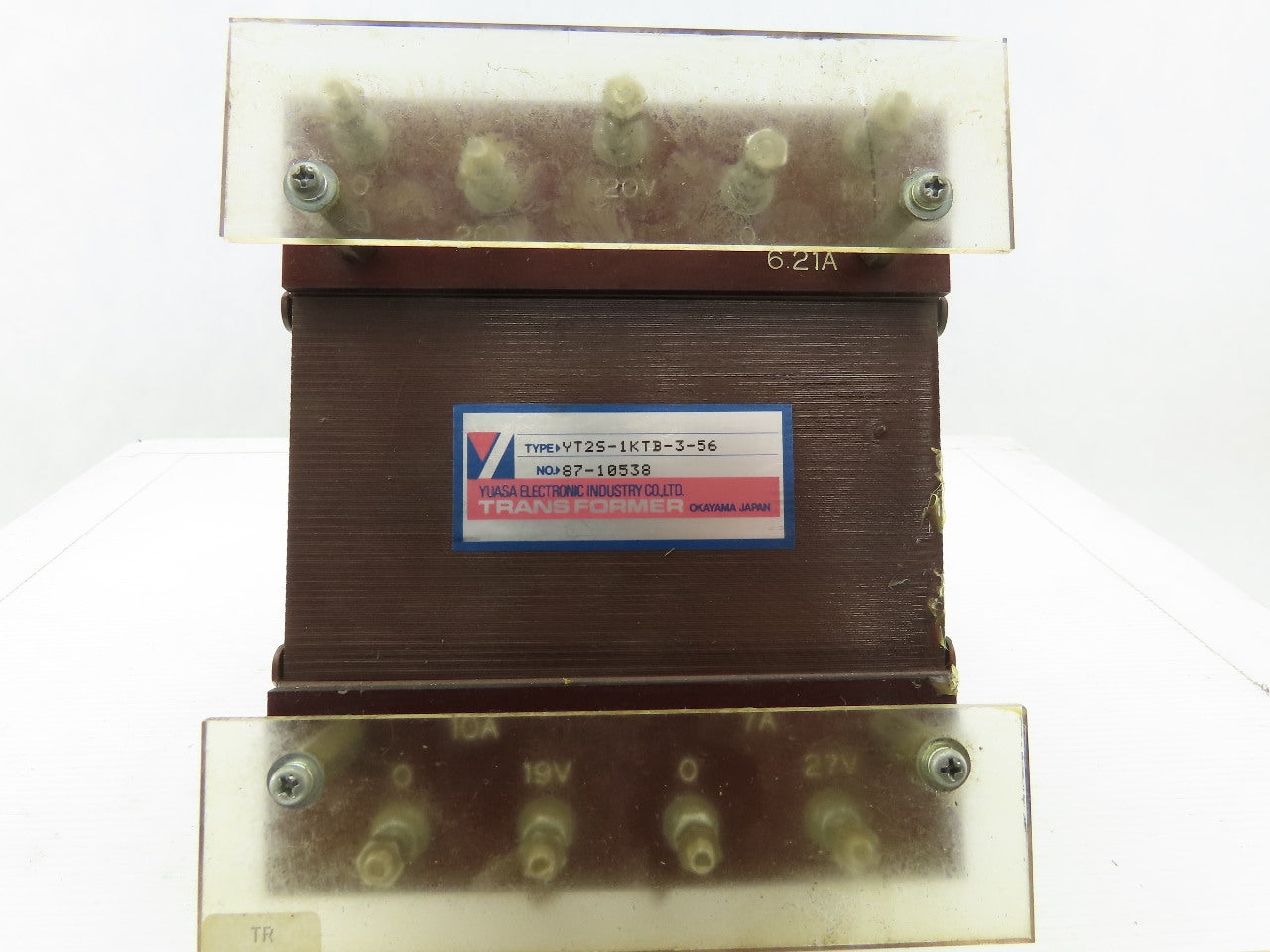 Yuasa YT2S-1KTB-3-56 200/220-100V Primary 19/27V Secondary Transformer
