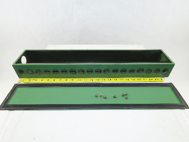 25-1/2" x 4-3/4" x 3" 18 Port Junction Electrical Hydraulic Valve Box