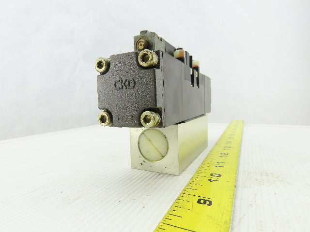 CKD PV5-6-FPG-D-3 Double Solenoid Pneumatic Directional Valve 24VDC