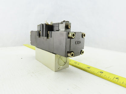 CKD PV5-6-FPG-D-3 Double Solenoid Pneumatic Directional Valve 24VDC