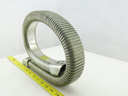 1061493 2-1/4" x 1" Enclosed Galvanized Cable Carrier Drag Chain 34" OAL