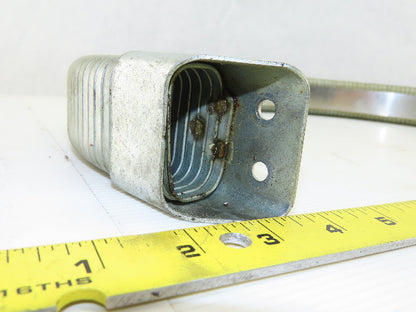 1061493 2-1/4" x 1" Enclosed Galvanized Cable Carrier Drag Chain 34" OAL