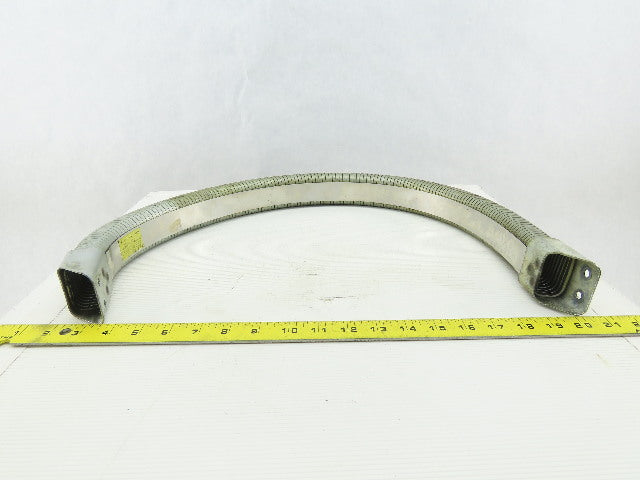 1061493 2-1/4" x 1" Enclosed Galvanized Cable Carrier Drag Chain 34" OAL