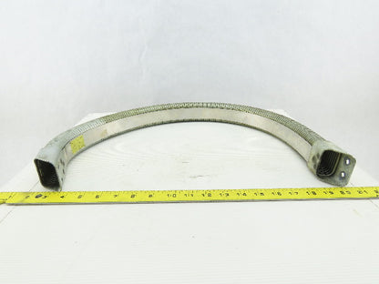 1061493 2-1/4" x 1" Enclosed Galvanized Cable Carrier Drag Chain 34" OAL