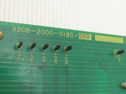 Fanuc A20B-2000-0180/06B Mother Board PLC Card Chassis Back Plane