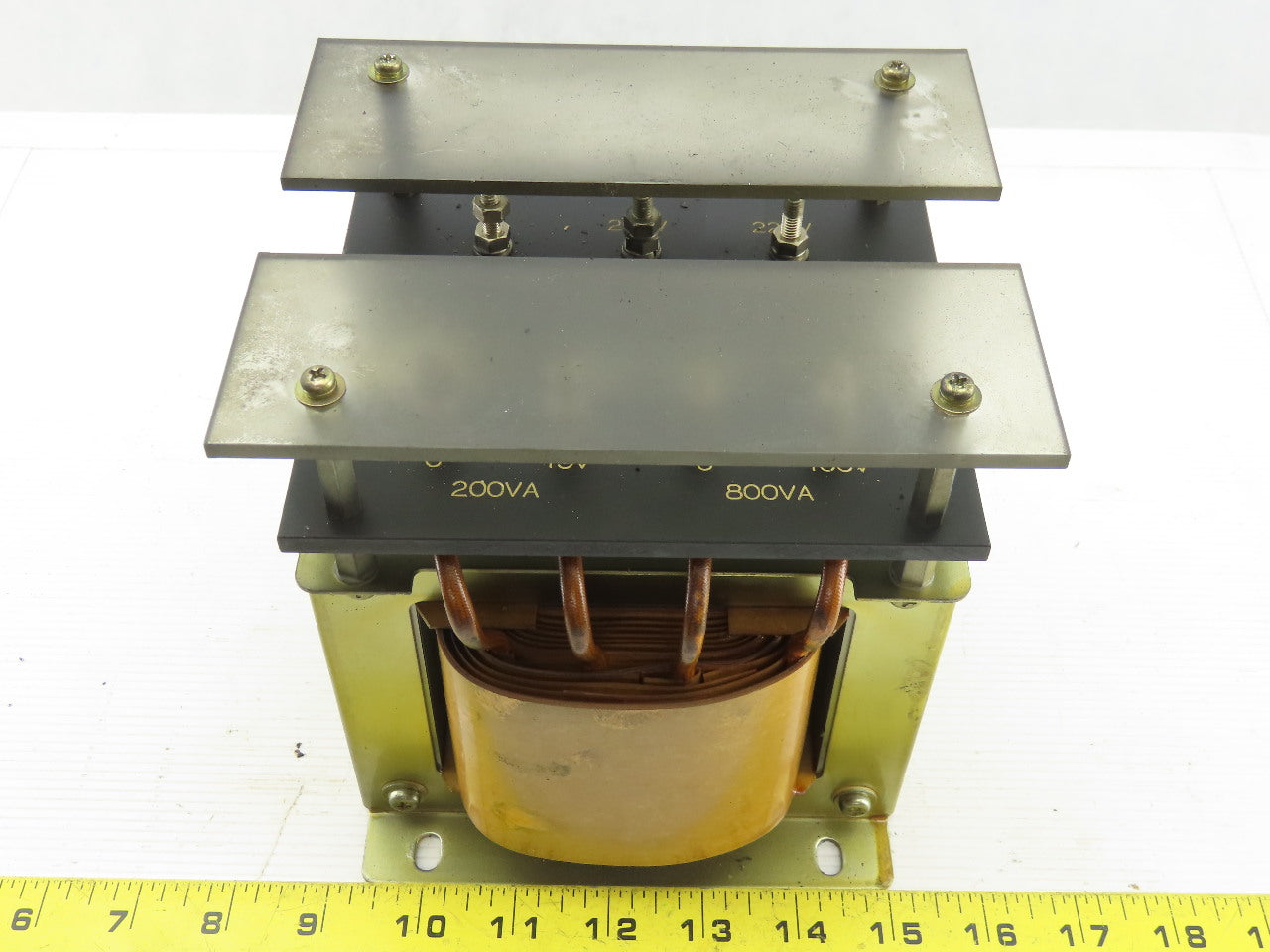 Shinwa Electric Co 43761 200/220V Hi 19/100V Lo 200/800VA Transformer