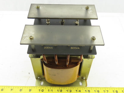 Shinwa Electric Co 43761 200/220V Hi 19/100V Lo 200/800VA Transformer