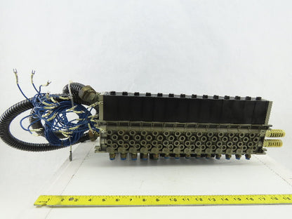 SMC VF2-4-FHG-D3Z Pneumatic Solenoid Operated Logic Valve Bank 24VDC
