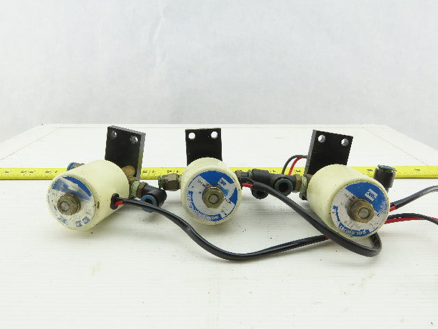 SMC VTW2105 0-10 PSI 24VDC 1/4" Solenoid Valve Lot Of 3