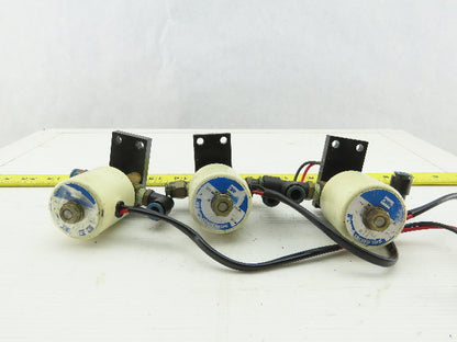 SMC VTW2105 0-10 PSI 24VDC 1/4" Solenoid Valve Lot Of 3