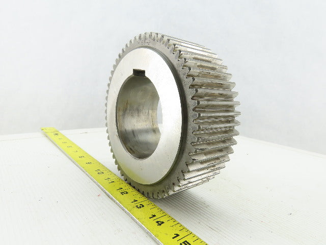 M6B-2 144.50mm OD x 50mm Wide 56 Tooth Spur 8mm Pitch Gear 2-7/8" Bore