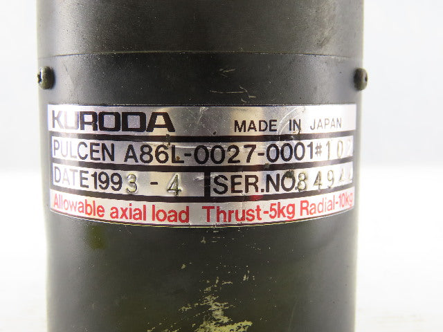 Kuroda A86L-0027-0001 Rotary Position Encoder