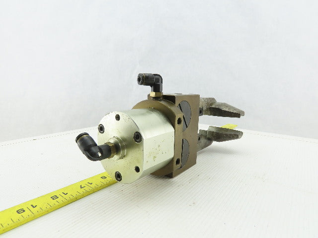 Pneumatic Gripper Pincher Tool Changer From Kitako MT4-170 CNC Lathe