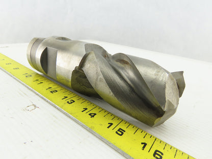 2" Right Hand 3 Flute 6.980 Lead 2-7/8 "Cut End Mill 2" Combination Shank