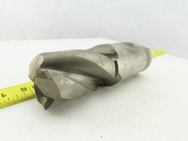 2" Right Hand 3 Flute 6.980 Lead 2-7/8 "Cut End Mill 2" Combination Shank