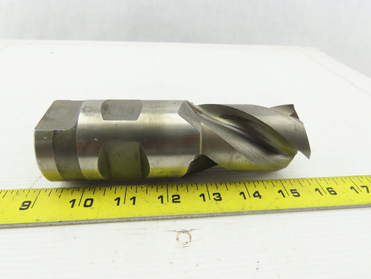 2" Right Hand 3 Flute 6.980 Lead 2-7/8 "Cut End Mill 2" Combination Shank