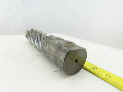 2" Right Hand 6 Flute HSS 6" Cut End Mill 2" Straight Shank Sharpened 9-3/4 OAL